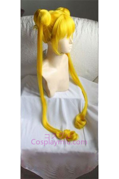 Clássico Sailor Moon Tsukino Usagi Cosplay Peruca
